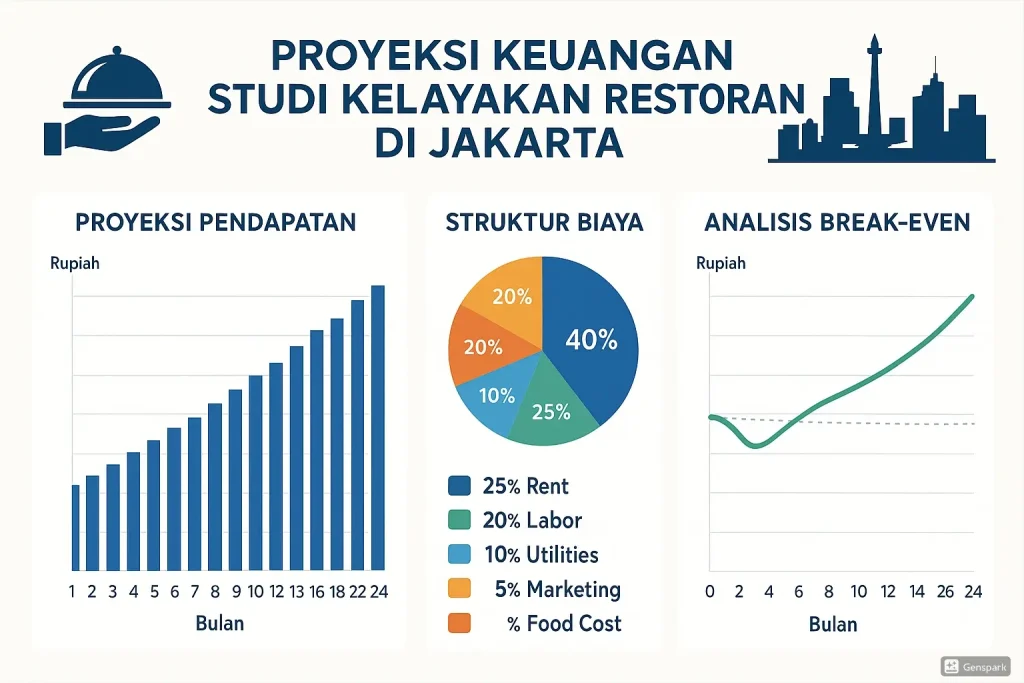 proyeksi keuangan Studi kelayakan restaurant